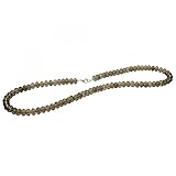 Kette aus Rauchquarz & Silber, facettiert