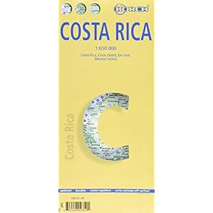Costa Rica 1 : 650 000 (Borch Maps)