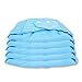 Baby 5 Pcs Diamer Inserts 5 Pcs Pocket Cloth Diapers Snaps Covers Cute Reusable Unisex Washable Baby Diaper Cover Cloth (Blue)