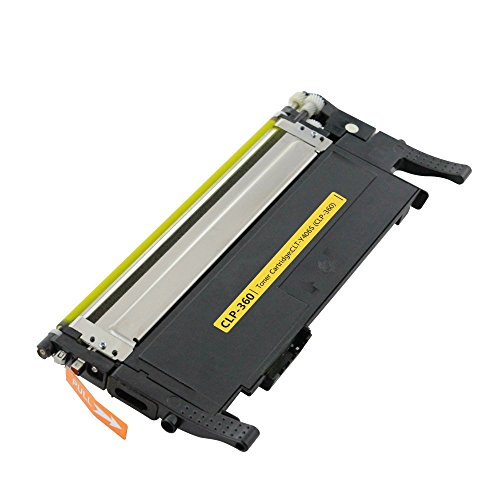 V4INK Toner ersetzt Samsung CLP360/CLP365 für LS-CLT-K406S, LS-CLT-C406S, LS-CLT-M406S, LS-CLT-Y406S, CLX-3300, CLX-3305, CLX-3305FN, CLX-3305FW, CLX-3305W Drucker 1000 Seiten für Gelb, 1 Stück - 4