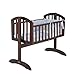 Obaby Sophie Swinging Crib - Walnut