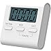 Produktbild iStwahl elektronischer Timer mit Stoppuhr weiße digitale Küchenuhr mit großes LCD Display Küchentimer