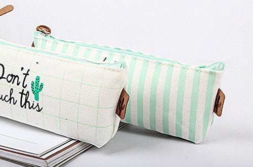 Estuche para l pices Fablcrew neceser de cosm ticos dise o de cactus pastoral de lona gran capacidad de almacenamiento 19 5x3 5x7 5 cm Green strips reviews Estuche para l pices Fablcrew neceser de cosm ticos dise o de cactus pastoral de lona gran capacidad de almacenamiento 19 5x3 5x7 5 cm Green strips