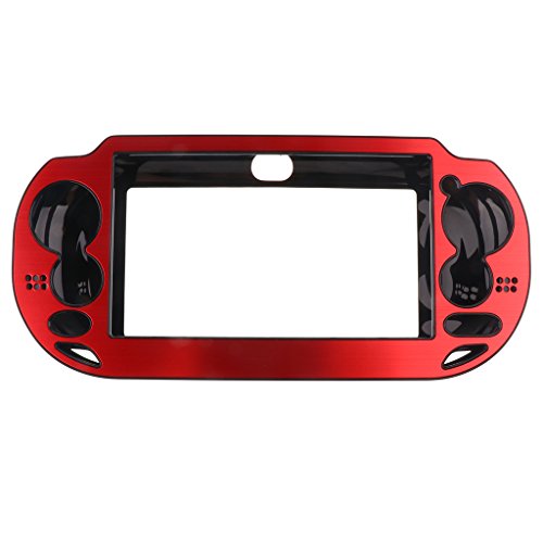 Preisvergleich Produktbild Sharplace Aluminium Schutzhülle Hart Case Cover Schutzfall Einfach Zugriff auf Alle Tasten Gehäuse für Playstation Vita PSV 1000 - Rot