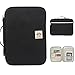 Produktbild AUSVERKAUF!!!Feelily Oxford Portfolio Tragbar Mehrschicht Stationäre Multi-functional Tasche Dokument File pouch für A4 Dokument Ipads, Notebooks, Stifte (Schwarz)