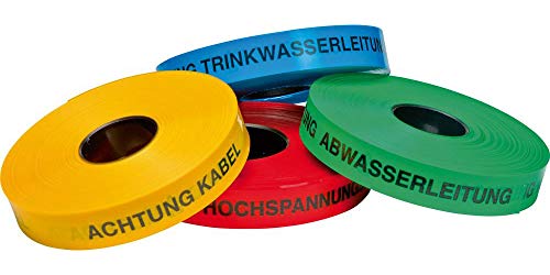 Preisvergleich Produktbild Format 4022153110289 – trassen-warnband 250 mtr achtung-kabel