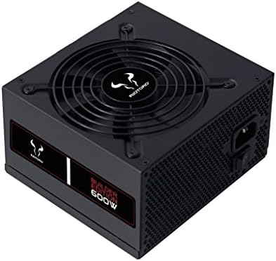 Riotoro 600W Builder Edition ATX PSU Switching Power Supply with 12cm Silent Fan / 80+ White Certified / for PC Computer / iCHOOSE