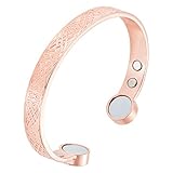 Rosian & Levine Magnetic Pure Copper Bracelet with Extra Strong Magnets - Unisex for Men and Women
