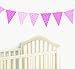 Vintage Bunting Wall Stickers - Pink Collection