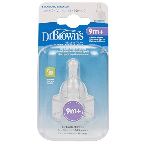 DR BROWNS NATURAL FLOW teats level 4 Standard neck