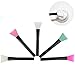 Travelmall 2 piece Mask Applicator Brush Silicone Facial Applicator Hairless SkinSoft Silicone Brush Facial Mask Mud Mask Body Lotion And Body Butter Applicator Tools Brush For Body And Face Random Color (Mask brush)