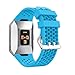 Produktbild YuStar Ersatzarmband für Fitbit Ionic Gesundheits- und Fitness-Smartwatch, Lochdesign, atmungsaktives Silikonarmband.  M himmelblau