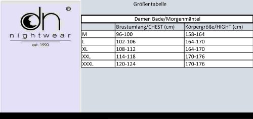 dn-nightwear Damen Bade- und Morgenmantel mit Kapuze - 2