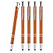 Produktbild WPRO Stylosa - 5-er Set - Eingabe-Stift & Kugelschreiber 2in1 - Tablet & Smartphone dünne Touch-screen Stylus-Pen Spitze