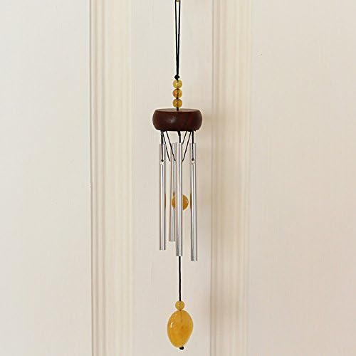 Double mini log wind spirit known models of solid aluminum rod bell metal car door hanging ornaments ornaments gifts for children