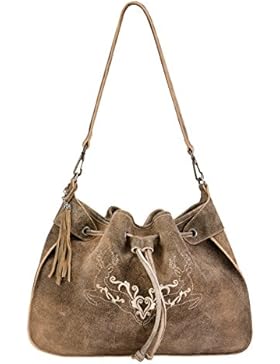 Stockerpoint Damen T-5010 Schultertasche, Braun (Hanf), 11x28x40 cm