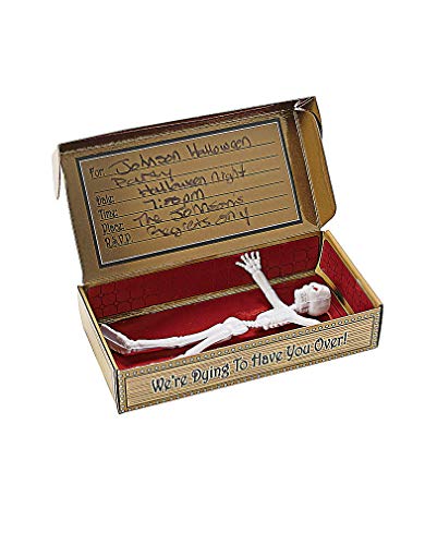 Horror-Shop 12 x Halloween Einladung mit Sarg