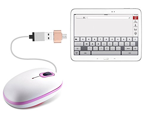 lucklystar Adapter OTG Micro USB (männlich) auf USB 2.0 (Buchse) Flash Festplatte Plug Adapter – Micro USB OTG zu USB Adapter für Android Smartphone/Tablet mit OTG Funktion (Huawei Samsung Galaxy Tab S/S2/Pro, LG G4/3/2/1/G Pro 1/2, Sony Xperia Z1/Z2/Z3/Z5, HTC One M8/M9, Google Nexus 5/6/7/9/10, Galaxy S7/S7E/S8/S8e/S6E +/S5/S4, Note 5/Edge/4/3/2/Pro/10.1/8.0 & # xff09; - 9