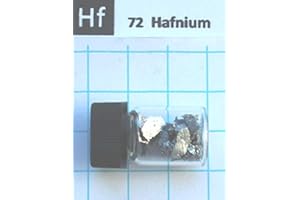SNAUCKE ELEMENTS 5 Gramm 99,2% Hafnium-Metallstücke in Glasfläschchen – Element 72 Probe
