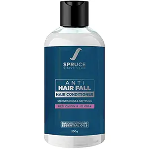 Spruce Shave Club Hair Conditioner for Hair Fall Control & Dry & Frizzy Hair with Onion Oil & Jojoba Oil | Conditioner for Hair Growth | Suitable For All Hair Types | No Sulfates, Parabens, Silicones or Artificial Fragrance 200g