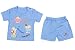 Ole Baby Infant Cotton Cute Adorable Stylish Trendy Printed Tshirt and shorts Sky Blue with FREE Complimentary Hanger 12 to 18 months RS.349.00
