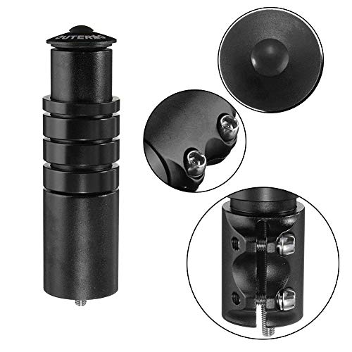 Z-overlord Vélo Fourche Potences Extender Réglable Guidon Riser pour Vélo de Route VTT Vélos Tout Terrain, Vélo Tête à Adaptateur, Alliage d'aluminium