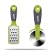Home Puff Premium 2 Piece Kitchen Set of Shredder / Grater and Cutter with Grip Handle , Japanese Stainless Steel Blade RS.449.00