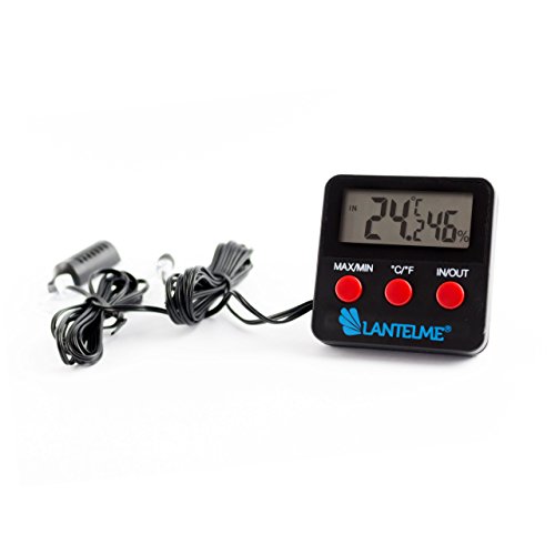 Lantelme 5965 Digitalthermometer und Hygrometer – Digitaler Thermometer für Innen – Außen Temperatur und Luftfeuchtemessung - 3