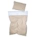 Produktbild Kinder Bettwäsche 100 x 135 in Beige von Nordic Coast | Bettwäsche 100x135 Kissen 40x60 cm | Baby Bettwäsche 100 x 135 cm Made in Germany nach Öko-Tex Standard