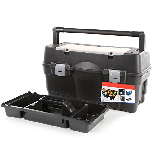 Werkzeugkoffer Werkzeugkasten Werkzeugkiste XXL Formula RS 700 Alu inkl. Kleinteilemagazin 59 cm x 32,5 cm x 28 cm