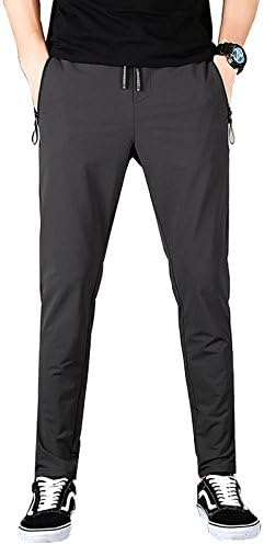 Men's casual pants, men's casual pants, Korean style, self cultivation, simple fashion, small feet pants,gray,XXL