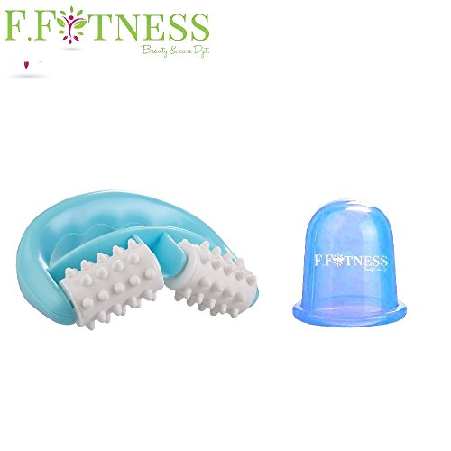 Beauty Care silicone therapy Extra rollen Anti-Cellulite-KINEA- ROLL Blau - das Anti Cellulite Massage Gerät gegen Orangenhaut + Anti-Cellulite cup Saug-Glocken Die Anti-Cellulite und Orangenhaut