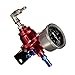 Generic Adjustable Fuel Pressure Regulator Boost Press Kit with Oil Gauge - red RS.1730.00