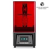 【Alta Precisión y Resolución】 ELEGOO Mars utiliza una pantalla LCD de enmascaramiento 2K HD 2560x1440 para proporcionar una impresión precisa con una resolución de eje XY de 0.00185 pulgadas/0.047 mm