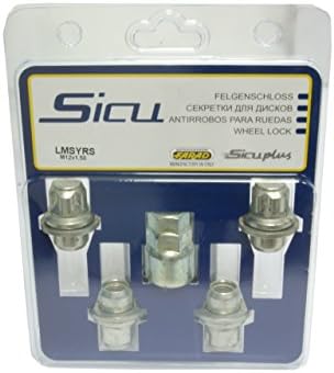 1 Set Rim Locks Anti-Theft M12x1,5 SICU SW 19 – 21 Flat by Farad Wheel Nuts/Made in Italy/Alloy/Schutz/Wheel/Alloy/Rims/Mitsubishi/Lexus/Toyota/Workshop/Wheel/Vulkanisierung/Colt/GS 300 /430/450H/Is 200 IS 300/SC/RX/CT 200/Lancer/Carisma Galant Outlander/Eclipse/Yaris/Corolla Avensis Auris/RAV4/Hilux/Land Cruiser/4 RUNER/New Car Wheels Rims