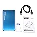 Produktbild HermosaUKnight Olmaster EB-2506U3 Multifunction Sata USB 3.0 HDD Case 2.5" SSD HDD Enclosure-Blue