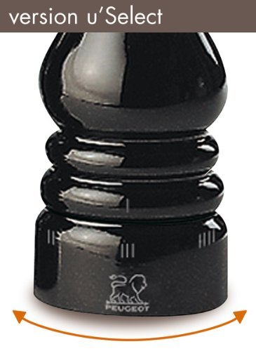 Peugeot Set PARIS Pfeffermühle + Salzmühle uselect schwarz lackiert 18 cm + Stoffbeutel - 3