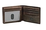 Esta cartera de 2 ventanas de id cuenta con cuero napa de calidad, 8 ranuras para tarjetas de crédito y una ventana de identificación con 2 tarjetas, billetera dividida y nuestro bloqueo de bloqueo RFID seguro para mantener su información personal y financiera segura.