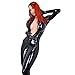 Produktbild Sexy Cat Girl Wet Look Catsuit Patent Leather Bodysuit Sexy Zipper Party Club DS Kleidung,XXL