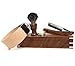 Hand Assembled Classic Collection Vintage Barber Salon Outstanding Wooden Box Straight Cut Throat Wooden Shaving Razor Wooden Black Badger Hair Shaving Brush Natural Tan Cow Leather Strop & DOVO Honing Paste. Gift Set 5 Pc Luxury Kit.