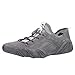 Produktbild Kolylong® Herren Damen Das Neue PU Leder Mesh Wasserschuhe Freizeit rutschfeste Aquaschuhe Low Top Atmungsaktiv Trekking-& Wanderhalbschuhe Trekking Schuhe 38-44