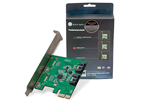 SYBA SY-PEX40039 - Tarjeta PCI-Express (2 Puertos SATA, 6 Gbit/s)