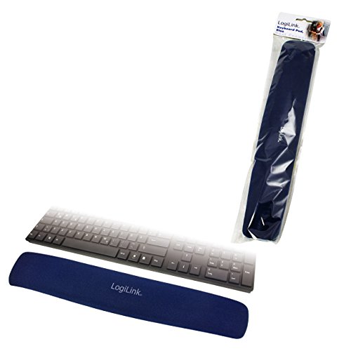 LogiLink Tastatur Gel Handballenauflage blau - 3