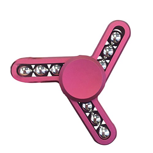 St.Mandyur Triangle Spinner Fidget Toy Relieve Stress and Anxiety EDC Focus Toy for Kids and Adults (Red) St.Mandyur Triangle Spinner Fidget Toy Relieve Stress and Anxiety EDC Focus Toy for Kids and Adults (Red)