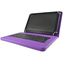 Theoutlettablet® Funda con Teclado en español (Incluye Letra Ñ) para Tablet Lenovo Tab 2 A10-30 X30F 10.1"
