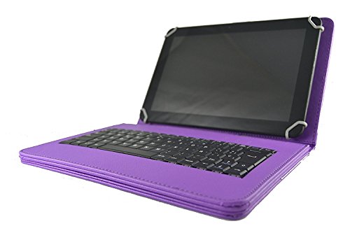 Theoutlettablet® Funda con Teclado en español (Incluye Letra Ñ) para Tablet Lenovo Tab 2 A10-30 X30F 10.1
