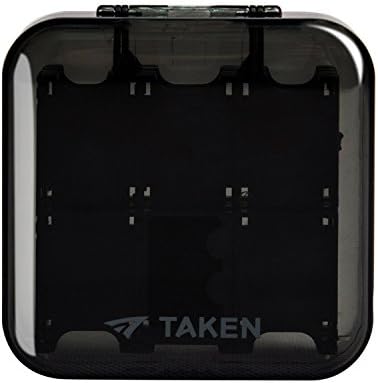 Nintendo Switch 24-in-1 Game Card Case, Taken Game Card Storage Case for Nintendo Switch Game Cards(Black)