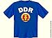 Produktbild Ostprodukte-Versand.de Tshirt DDR blau | Ossi Artikel | für Ostalgiker | DDR Produkte
