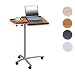 Produktbild SixBros. Laptoptisch Projektionstisch Buche/Silbergrau - B-001N/59 - MDF Buchefarben - Gestell Metall Silbergrau