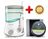 El Aquapik 100 viene con 7 boquillas intercambiables. 3 Boquillas estándar; para ser utilizada por cualquier miembro de la familia para la limpieza diaria, 1 boquilla raspadora de lengua; para mantener el aliento fresco, 1 boquilla ortodontica; para el mantenimiento de los aparatos dentales, 1 boquilla periodontal; para ayudar en los tratamientos por debajo de la encía y 1 boquilla Nasal, para realizar limpiezas en el área sinusoidal. Por tiempo limitado: Espejo de exploración odontológico con L